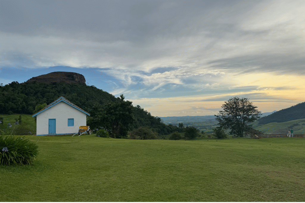 Paisagem na Fazenda São João.